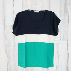 Swingwing Women's Small Colorblock Short Sleeve Shirt